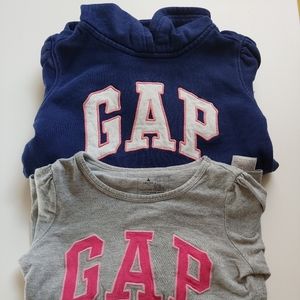Gap hoodie and long sleeve tee